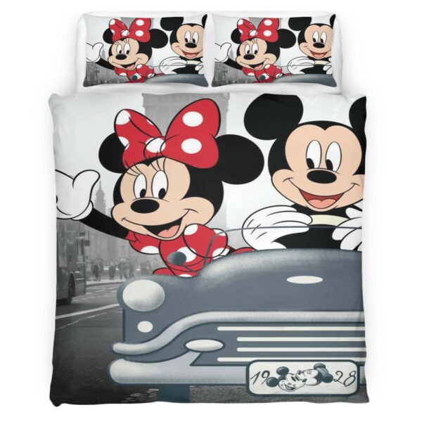 Disney Micky Maus und Minnie Maus in London Kinderbettwäsche – Bettwäsche
