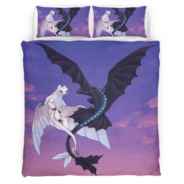 Drachen Ohnezahn und Tagschatten 10 Kinderbettwäsche – Bettwäsche