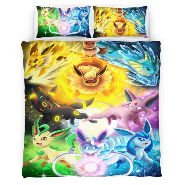 Evoli Entwicklung Pokemon 1 Kinderbettwäsche – Bettwäsche