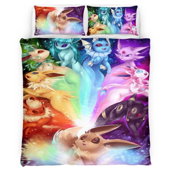 Evoli Entwicklung Pokemon 3 Kinderbettwäsche – Bettwäsche