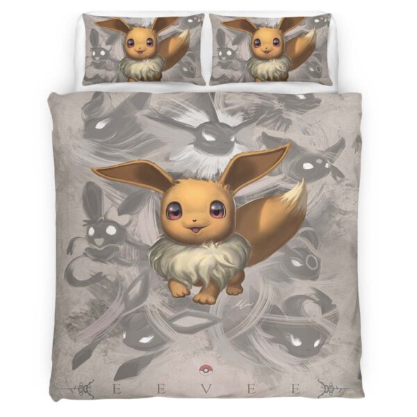 Evoli Pokemon 3 Kinderbettwäsche – Bettwäsche