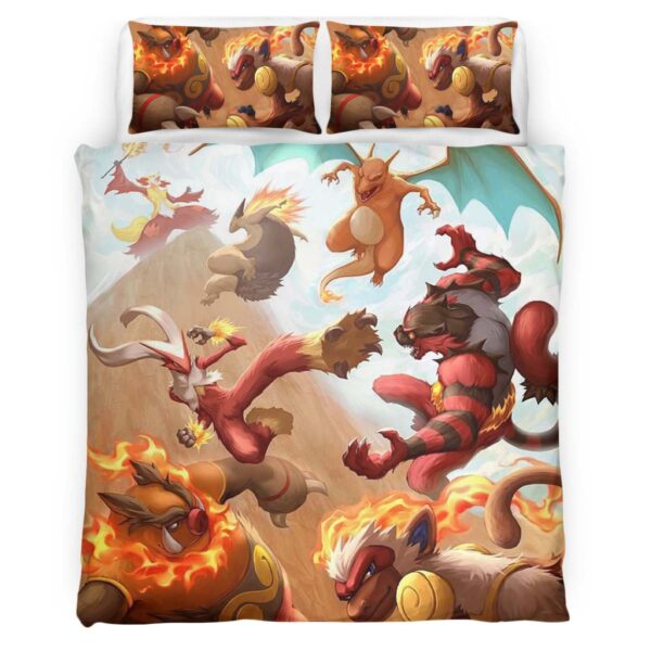 Feuer Typ Pokemon Kinderbettwäsche – Bettwäsche