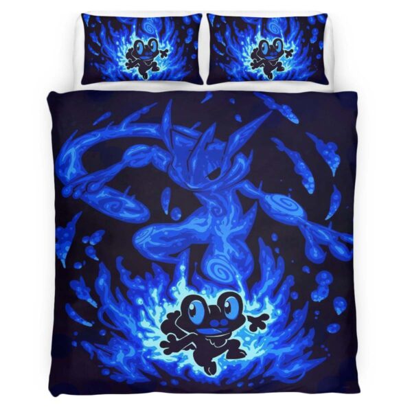 Froxy Quajutsu Wasser Pokemon Kinderbettwäsche – Bettwäsche