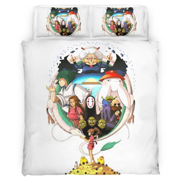 Ghibli Chihiros Reise ins Zauberland 1001 Kinderbettwäsche – Bettwäsche