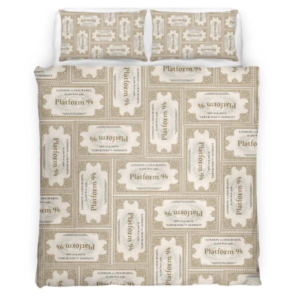 Harry Potter Hogwarts Express Bahnsteigkarte Kinderbettwäsche – Bettwäsche