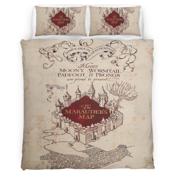 Harry Potter Karte des Rumtreibers Ich schwöre feierlich Kinderbettwäsche – Bettwäsche