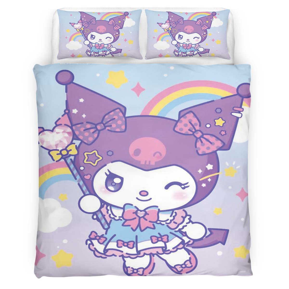 Hello Kitty Kuromi 02 Kinderbettwäsche – Bettwäsche