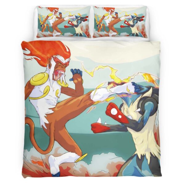 Panferno vs Mega Lucario Kinderbettwäsche – Bettwäsche