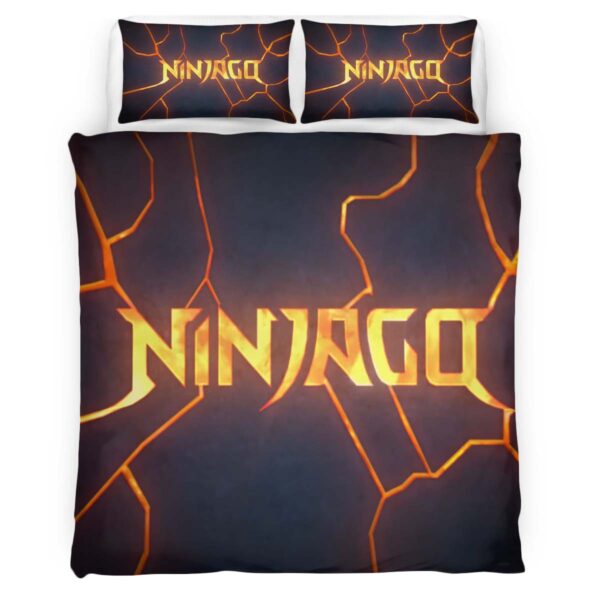 Lego Ninjago Meister der Berge Logo Kinderbettwäsche – Bettwäsche