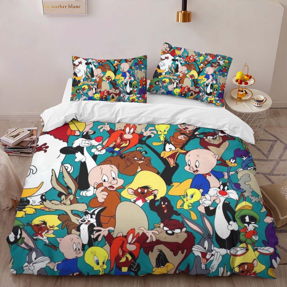 Looney Tunes Alle Charaktere 14 Kinderbettwäsche – Bettwäsche – Bild 2