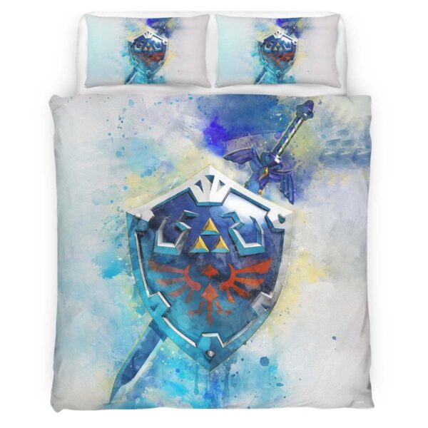 Master-Schwert und Hylia-Schild The Legend of Zelda 3 Kinderbettwäsche – Bettwäsche
