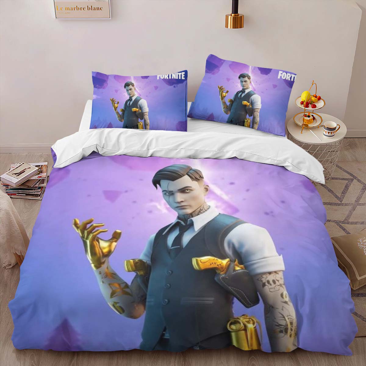 Midas Fortnite Skin 02 Kinderbettwäsche – Bettwäsche – Bild 2
