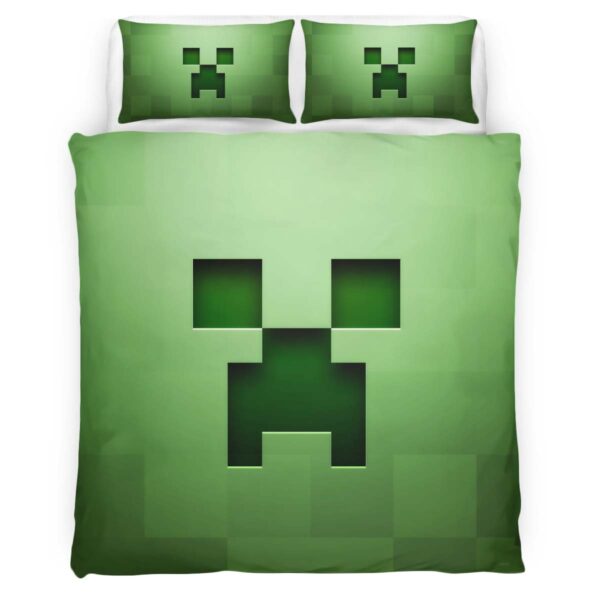 Minecraft Creeper Gesicht Kinderbettwäsche – Bettwäsche
