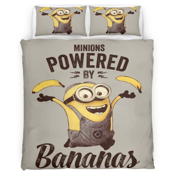 Minions Powered by Bananen! Kinderbettwäsche – Bettwäsche