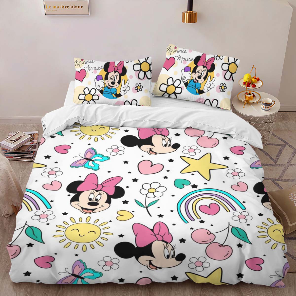 Minnie Maus Disney 30 Kinderbettwäsche – Bettwäsche – Bild 2
