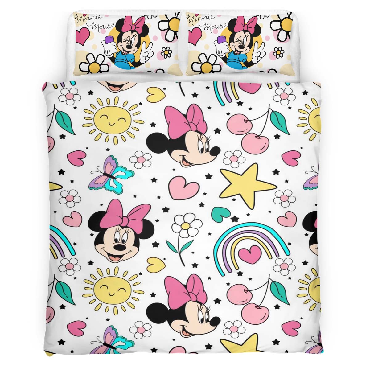 Minnie Maus Disney 30 Kinderbettwäsche – Bettwäsche