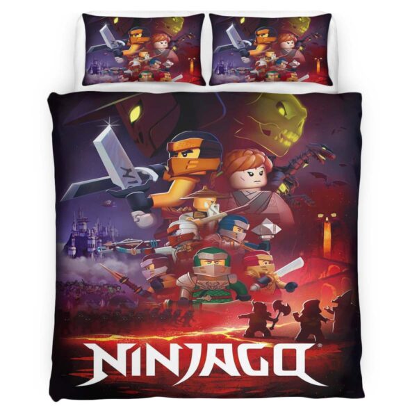 Ninjago Alle Charaktere 1002 Kinderbettwäsche – Bettwäsche