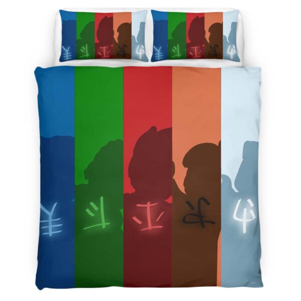 Ninjago Alle Charaktere 1014 Kinderbettwäsche – Bettwäsche