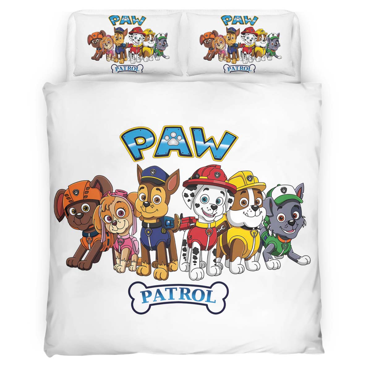 Paw Patrol Alle Charaktere 9 Kinderbettwäsche – Bettwäsche