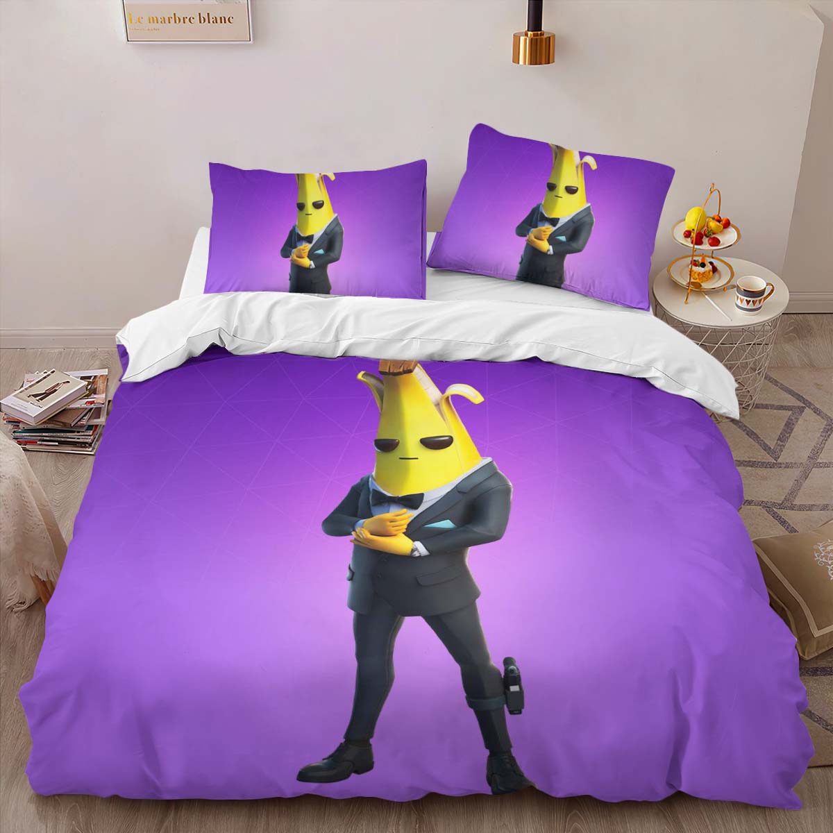 Peely Fortnite Skin Kinderbettwäsche – Bettwäsche – Bild 2