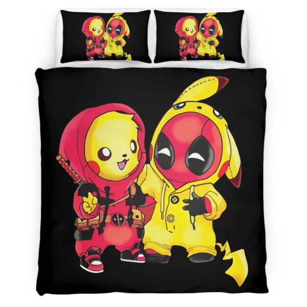 Pikachu und Deadpool Kinderbettwäsche – Bettwäsche