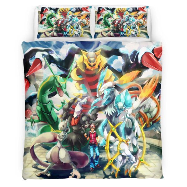 Meisterdetektiv Pikachu Alle Charaktere 2 Kinderbettwäsche – Bettwäsche