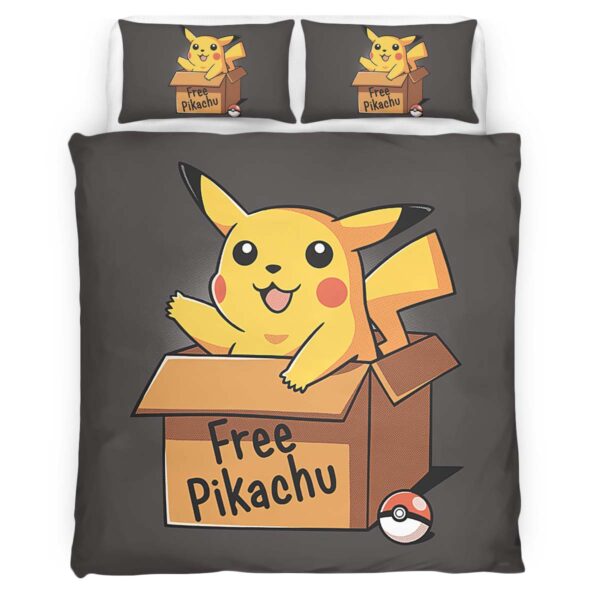 Pikachu Pokemon 4 Kinderbettwäsche – Bettwäsche