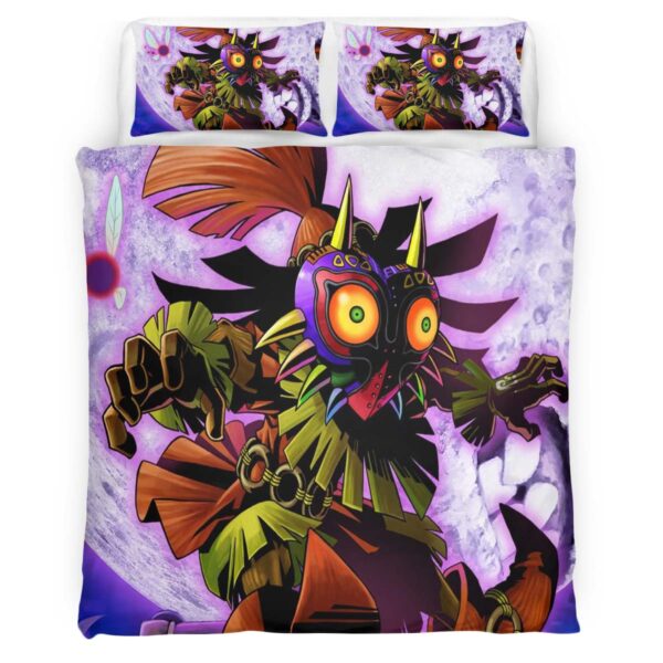 Horror Kid Majoras Mask The Legend of Zelda Charakter 3 Kinderbettwäsche – Bettwäsche
