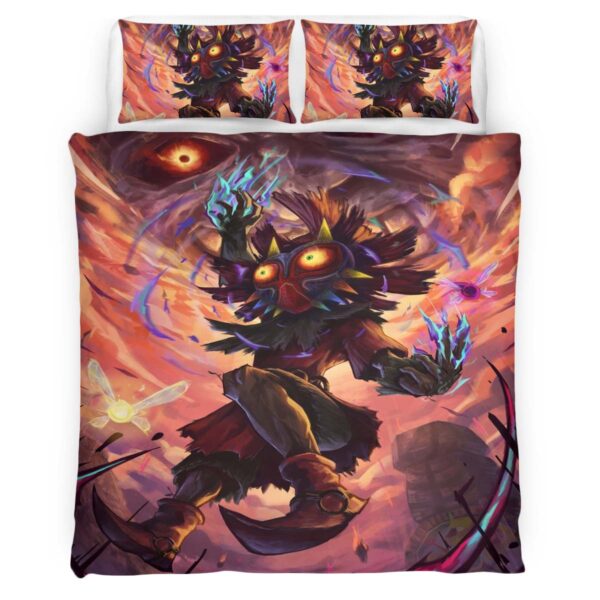 Horror Kid Majoras Mask The Legend of Zelda Charakter 5 Kinderbettwäsche – Bettwäsche