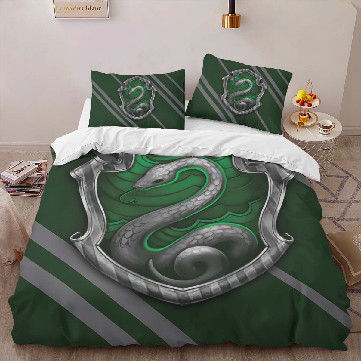 Haus Slytherin Harry Potter 02 Kinderbettwäsche – Bettwäsche – Bild 2