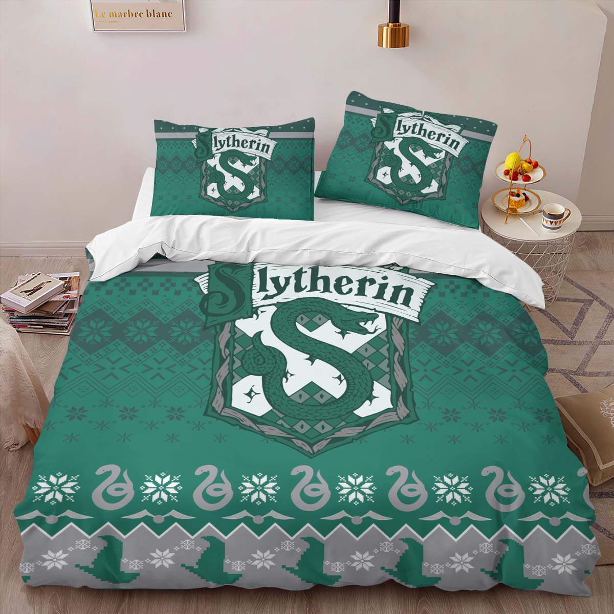 Haus Slytherin Harry Potter 03 Kinderbettwäsche – Bettwäsche – Bild 2