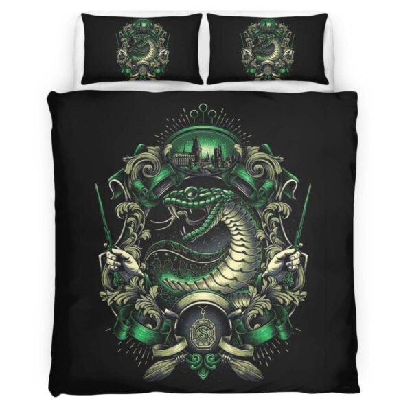 Haus Slytherin Harry Potter 05 Kinderbettwäsche – Bettwäsche