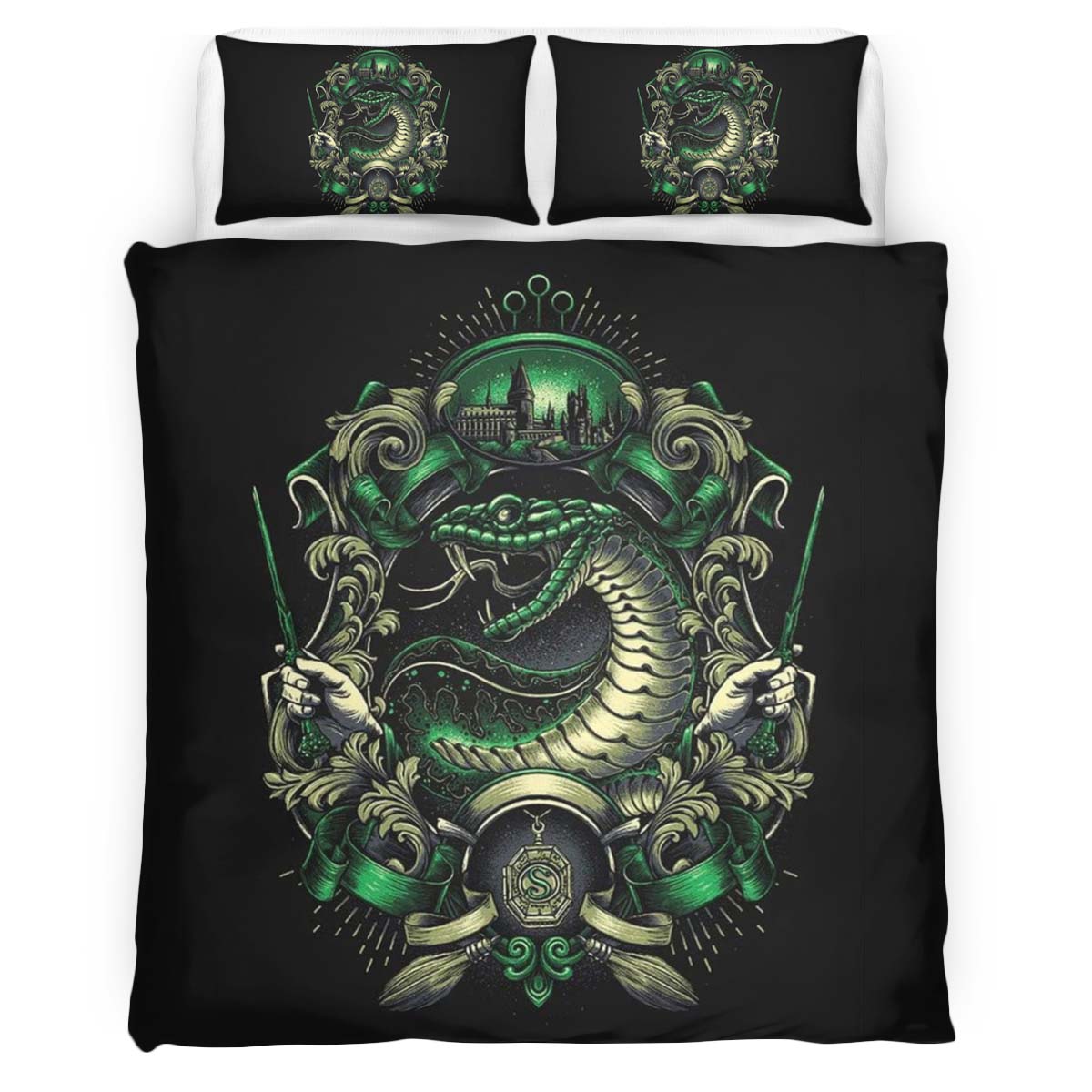 Haus Slytherin Harry Potter 05 Kinderbettwäsche – Bettwäsche