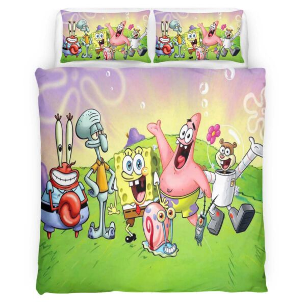SpongeBob Schwammkopf Charaktere 18 Kinderbettwäsche – Bettwäsche