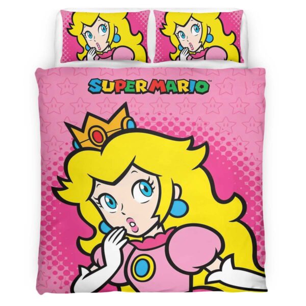 Super Mario Prinzessin Peach Kinderbettwäsche – Bettwäsche