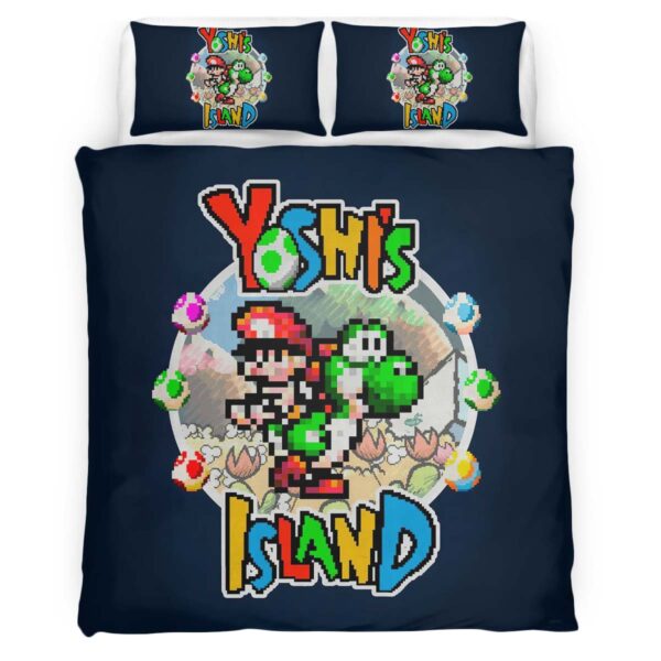 Super Mario Yoshis Island Kinderbettwäsche – Bettwäsche