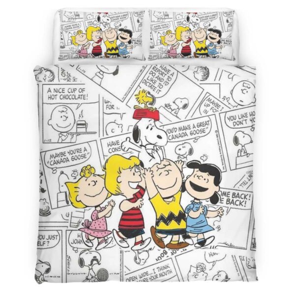 Die Peanuts Charaktere 3 Kinderbettwäsche – Bettwäsche