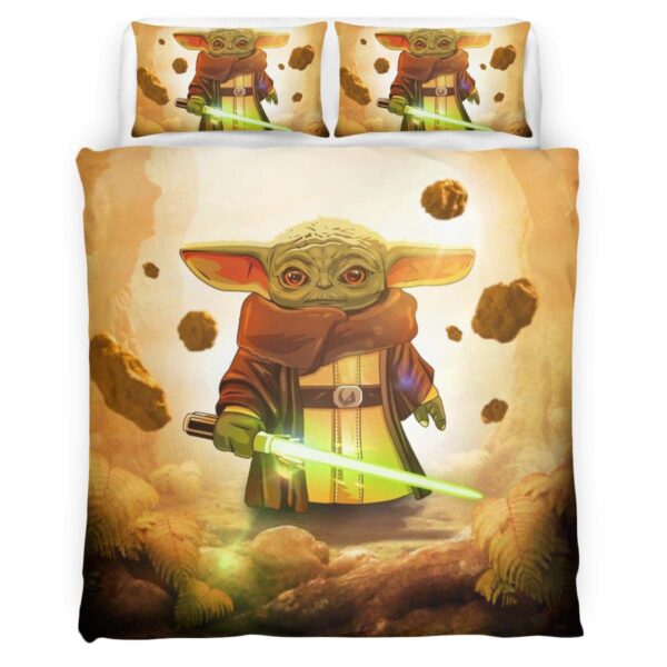 Baby Yoda Star Wars 3 Kinderbettwäsche – Bettwäsche