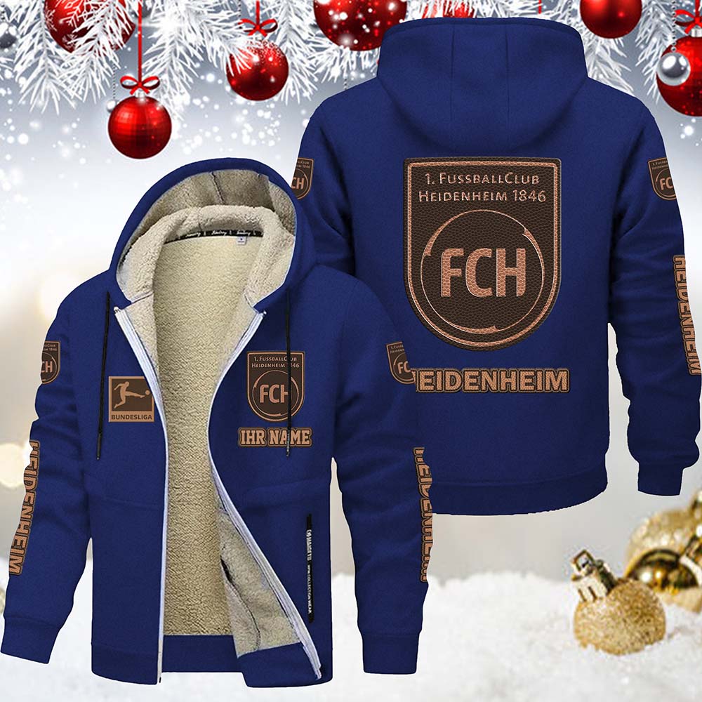 1. FC Heidenheim 1846 Gefütterte Kapuzenjacke – Bild 9
