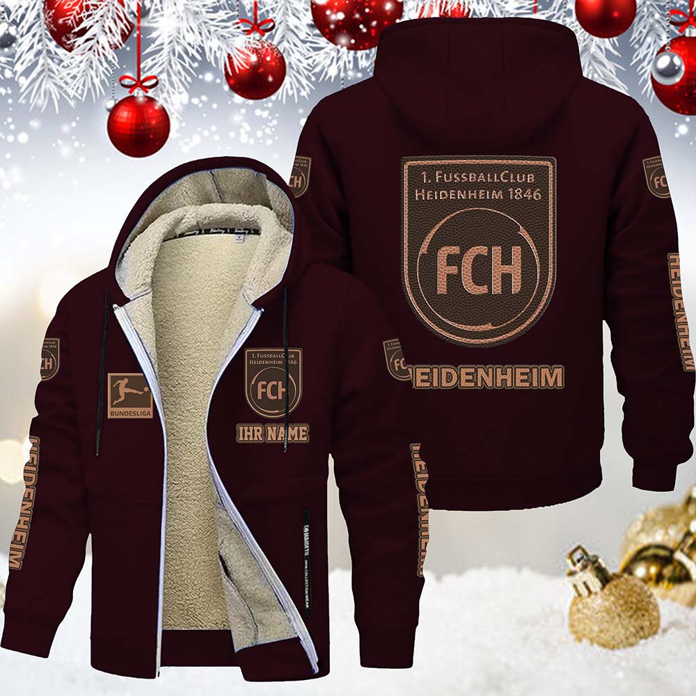 1. FC Heidenheim 1846 Gefütterte Kapuzenjacke – Bild 4