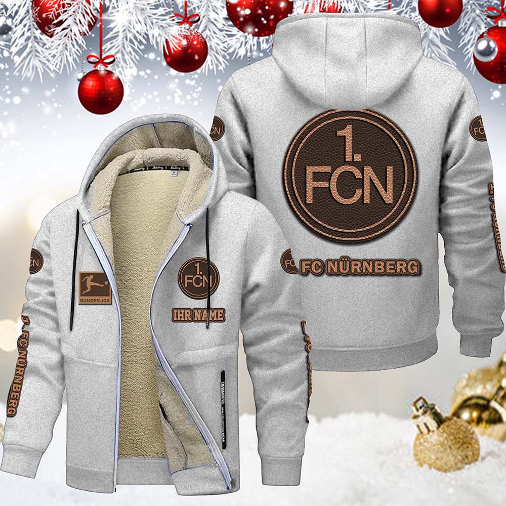 1. FC Nürnberg Gefütterte Kapuzenjacke – Bild 2