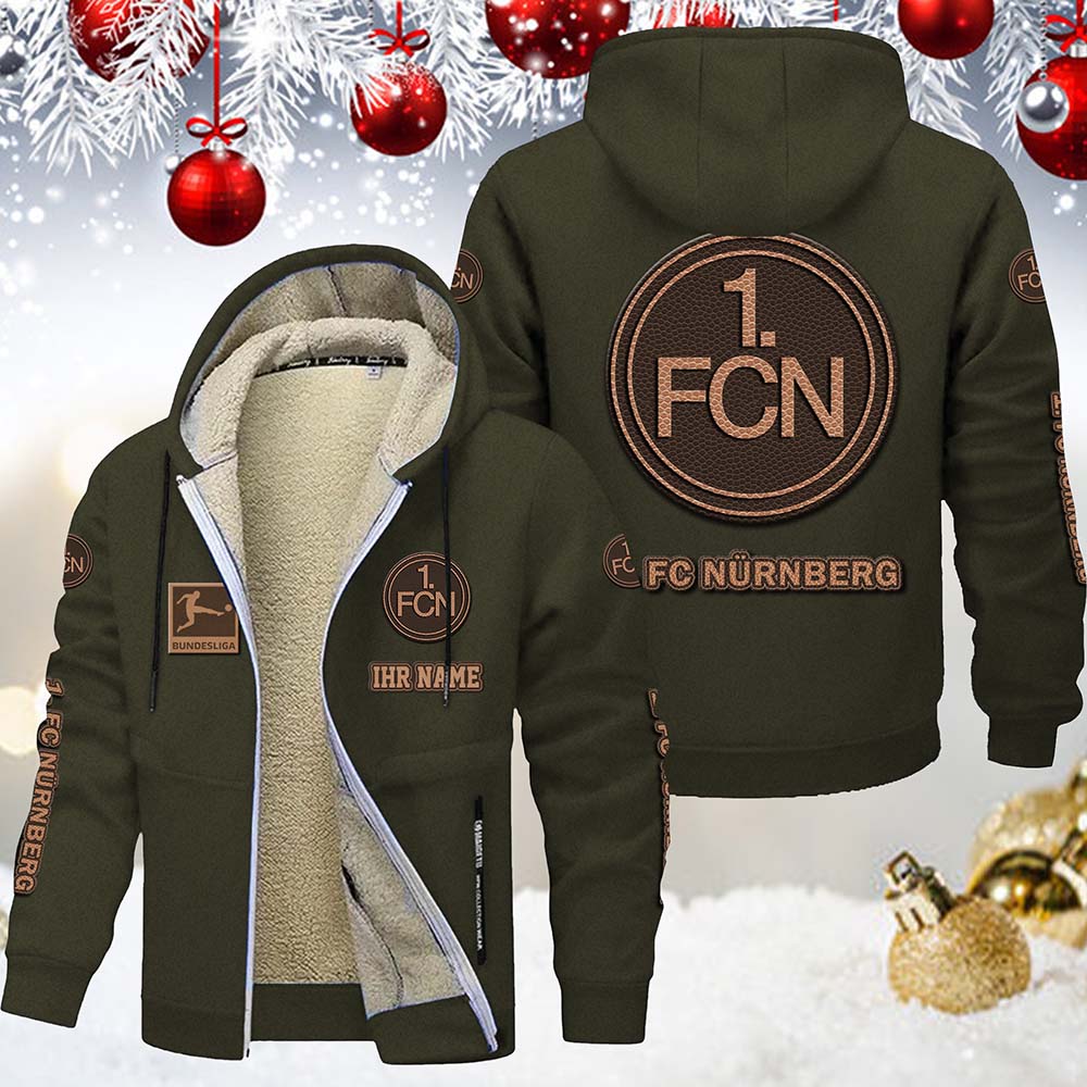 1. FC Nürnberg Gefütterte Kapuzenjacke – Bild 3