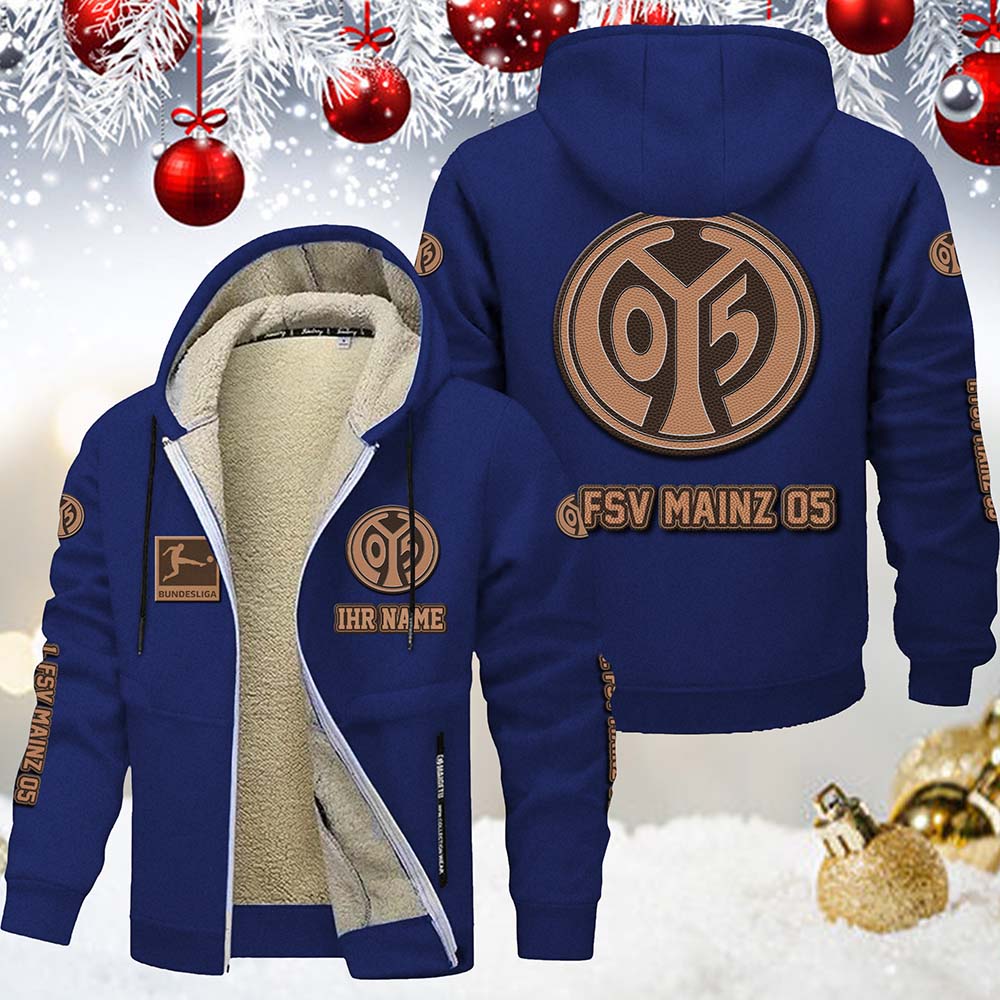 1. FSV Mainz 05 Gefütterte Kapuzenjacke – Bild 9