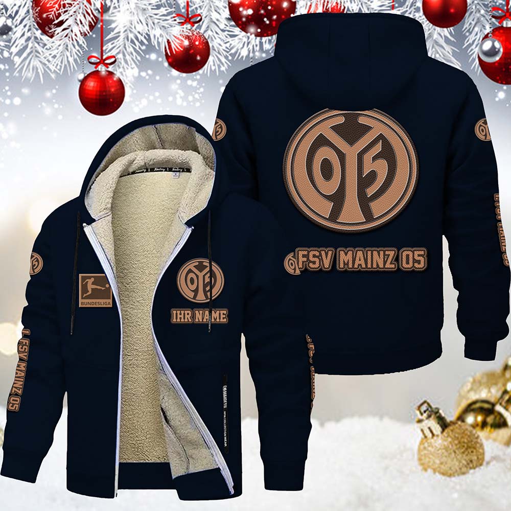 1. FSV Mainz 05 Gefütterte Kapuzenjacke – Bild 7