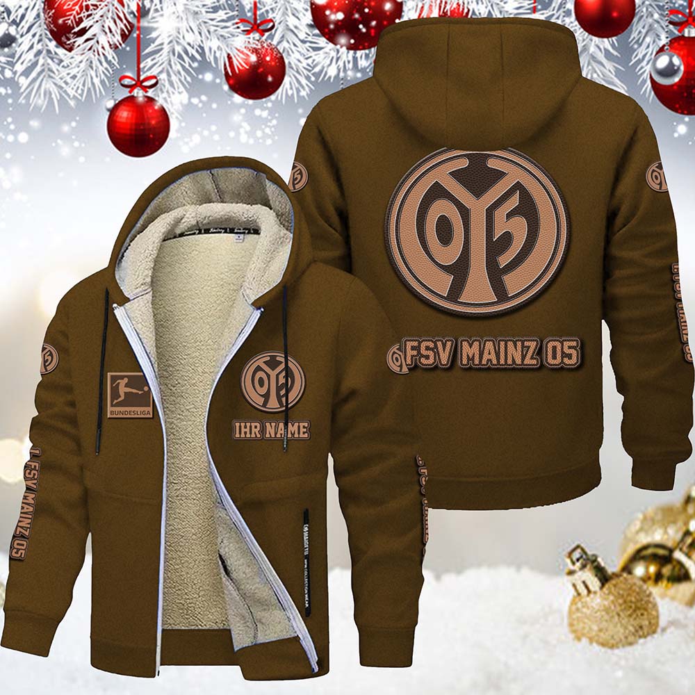 1. FSV Mainz 05 Gefütterte Kapuzenjacke – Bild 5