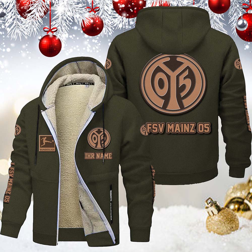 1. FSV Mainz 05 Gefütterte Kapuzenjacke – Bild 3