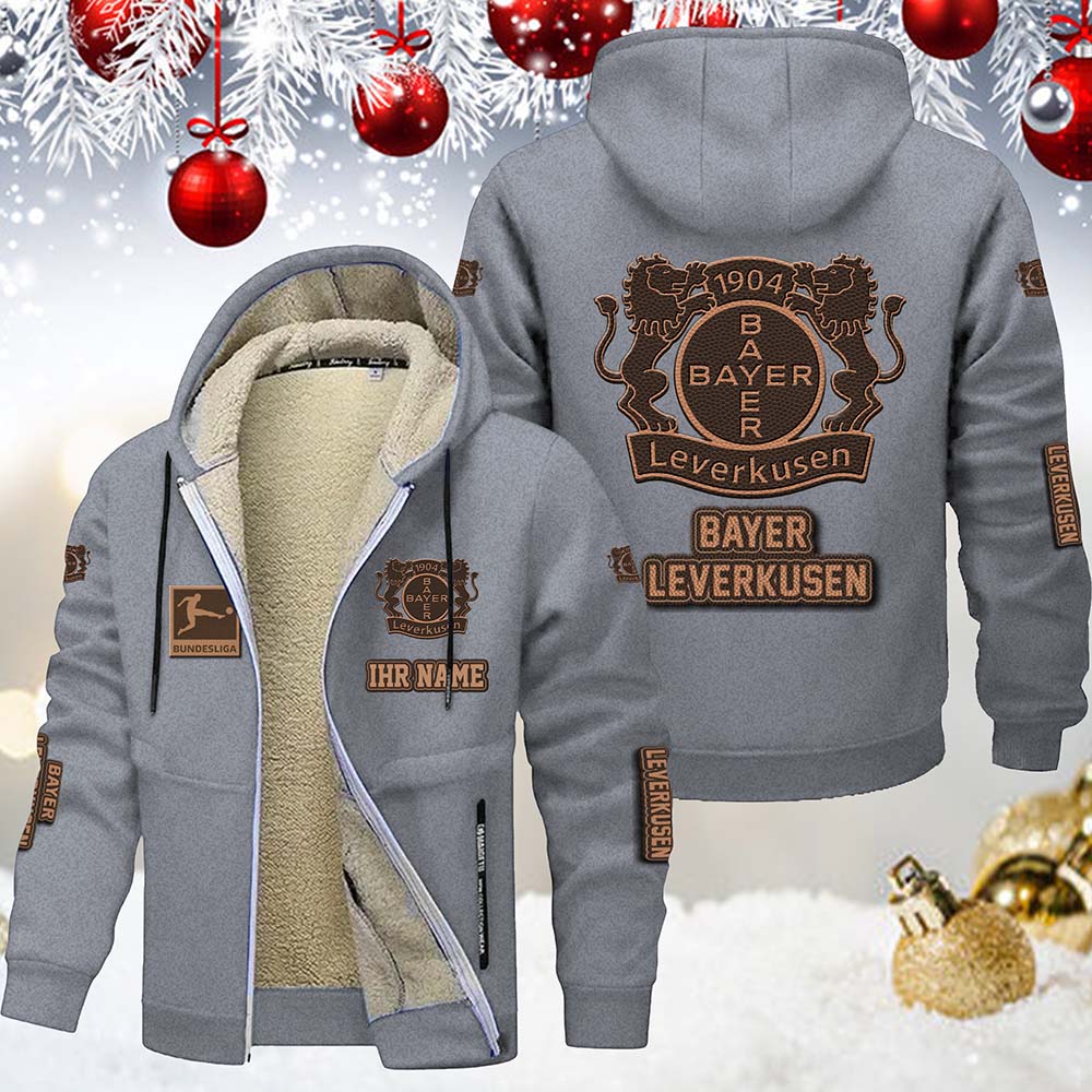 Bayer 04 Leverkusen Gefütterte Kapuzenjacke – Bild 8
