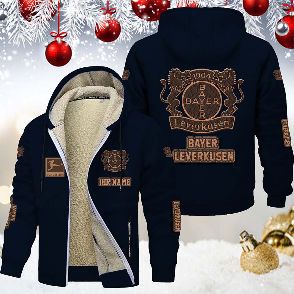 Bayer 04 Leverkusen Gefütterte Kapuzenjacke – Bild 7