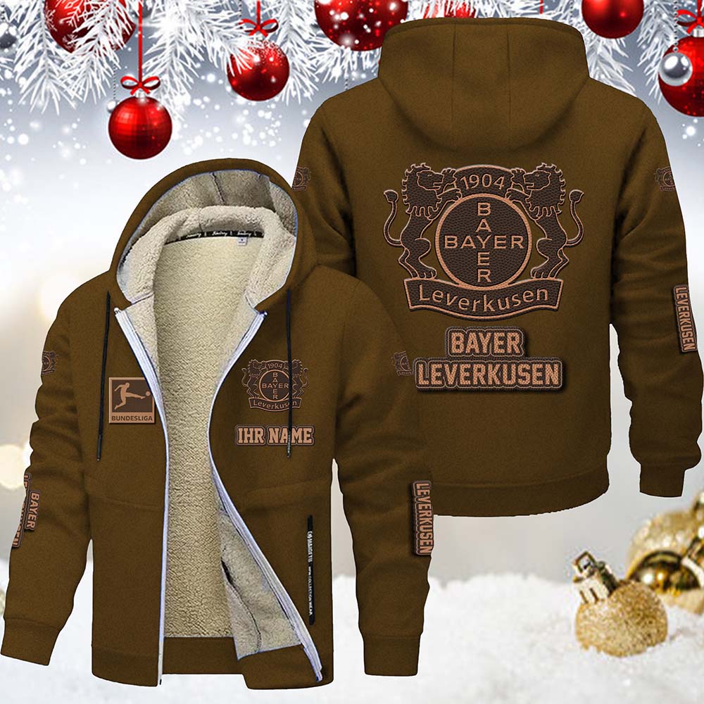 Bayer 04 Leverkusen Gefütterte Kapuzenjacke – Bild 5