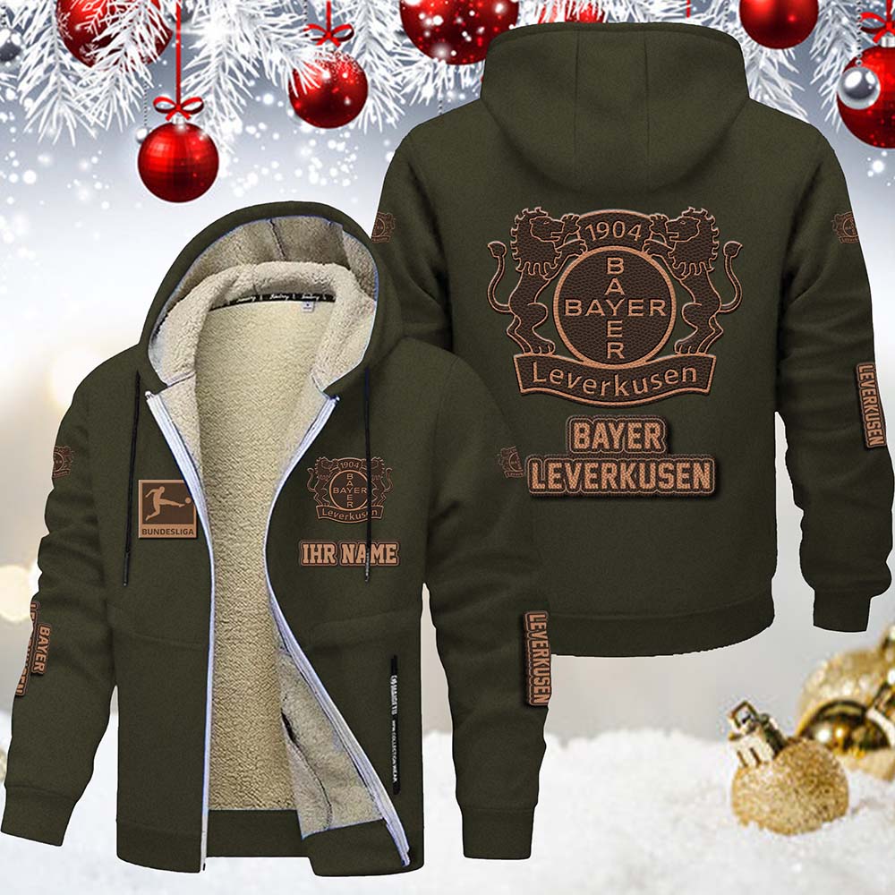 Bayer 04 Leverkusen Gefütterte Kapuzenjacke – Bild 3